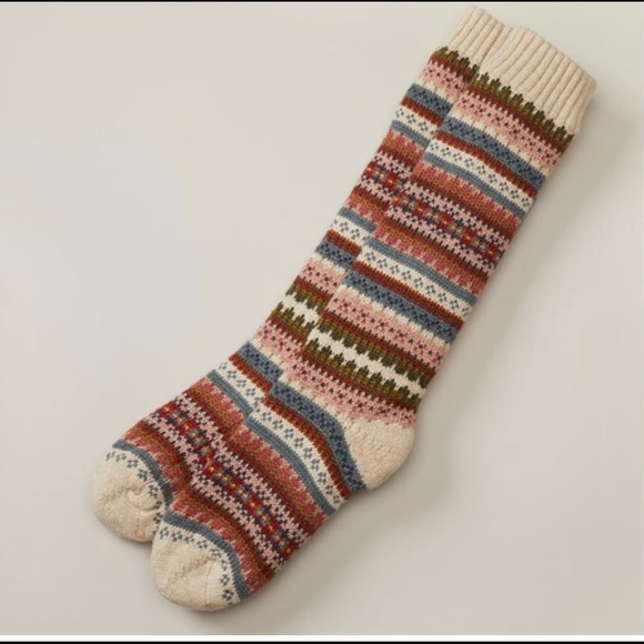 Indigo Other - NWT Indigo Festive Fairisle Reading Socks